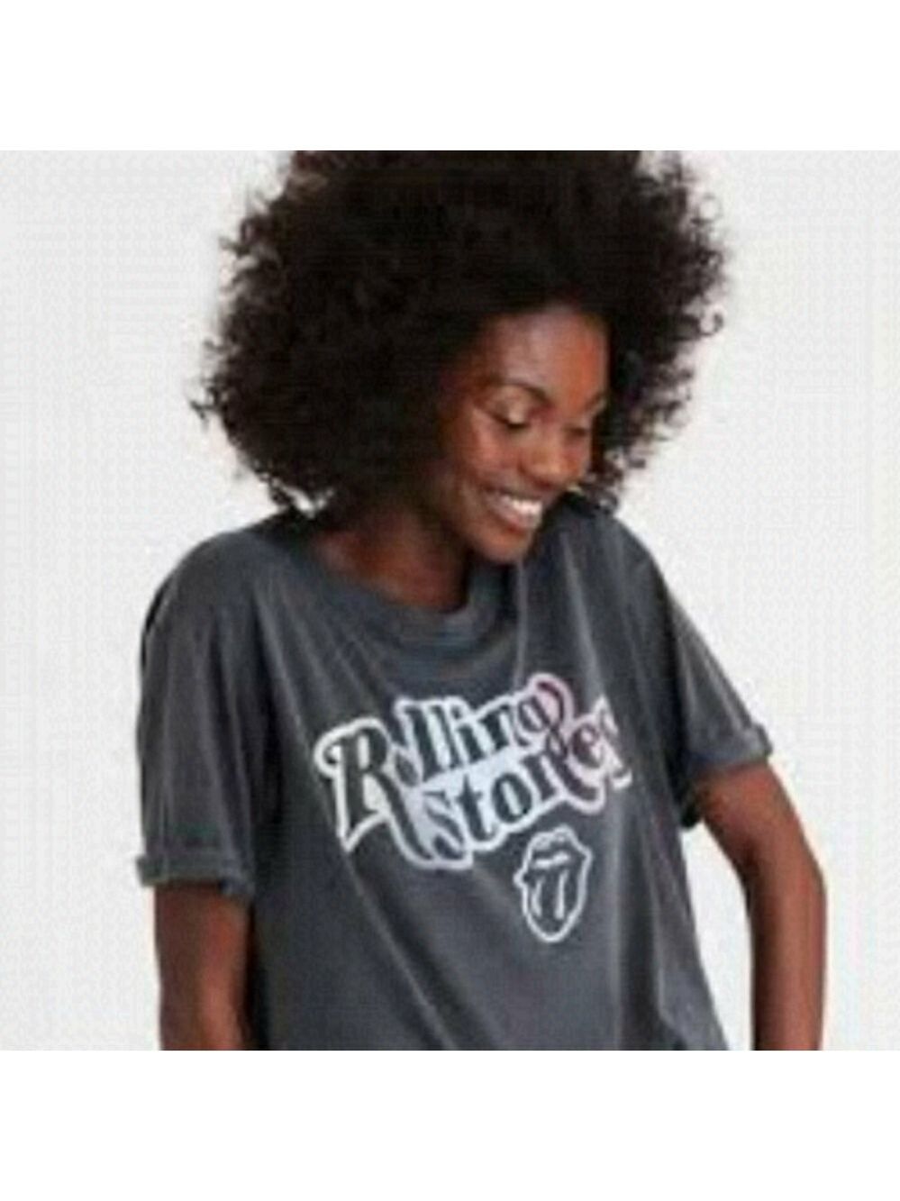 ROLLING Stones Cropped T-shirt size XS